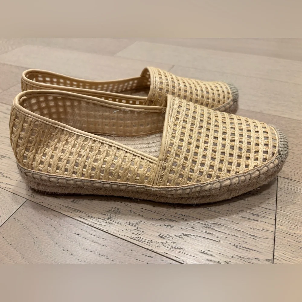 J. Crew Raffia Espadrille Flats